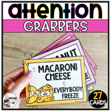 Attention Getters Call and Response Cards Fun Attention Grabbers