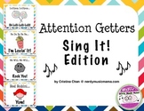 Attention Getters Sing It Bulletin Board Posters