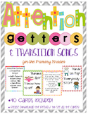 Attention Getters & Transition Songs - 40 Cards!
