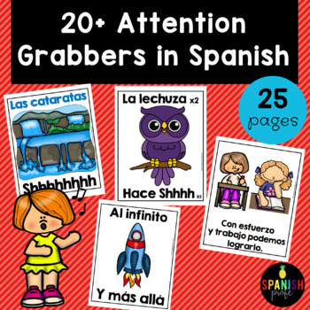 Preview of Attention Getters in Spanish (Cantos para agarrar la atencion de la clase)