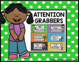 Attention Grabbers Attention Activities Classroom Management