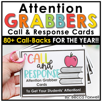 Preview of Attention Grabbers | Attention Getters | Call & Response | Classroom Management