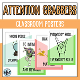 Attention Grabbers Poster - Classroom Display - Behavior M
