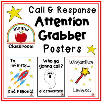 Call and Response Attention Grabber Posters