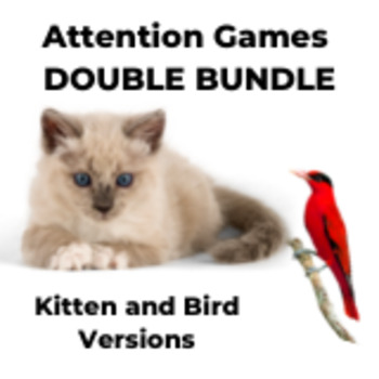 Preview of Sustained Attention Games or Brain Breaks video format MEGA BUNDLE