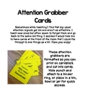 Attention Signal Cards {FREEBIE}