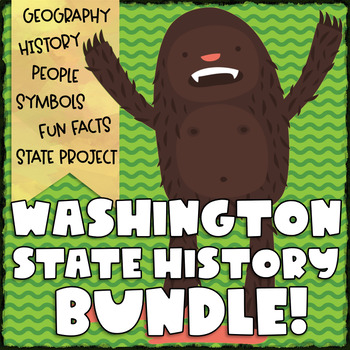 Preview of Attention Washingtonians! - Washington State Bundle