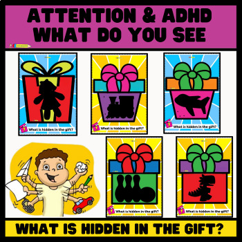 Preview of Autism and ADHD Activities Do You See Attention Exercises -Cognitive Stimulation