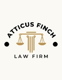 Atticus Finch Law Logo (Art Print)