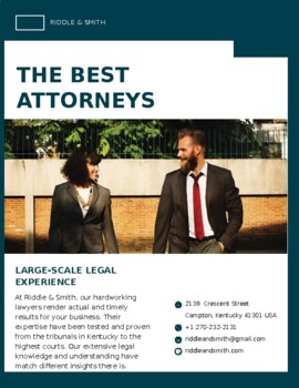 Preview of Attorney Flyer in Word