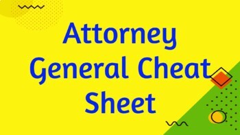 Preview of Attorney General Cheat Sheet