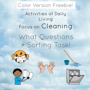 Download Opposites - Clean & Dirty Attributes Vocabulary Activities Color Version