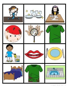 Download Opposites - Clean & Dirty Attributes Vocabulary Activities Color Version