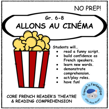 Preview of Core French Reading Comprehension