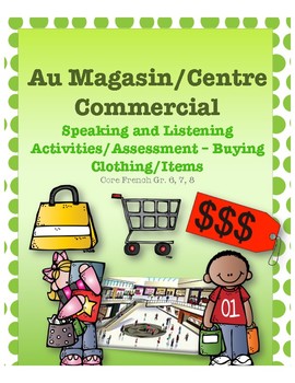 Preview of Au Magasin/Centre commercial /Ça coûte combien? FSL