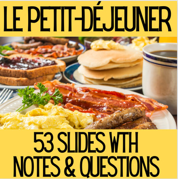Preview of Au Petit-Déjeuner Google™ Notes | French Breakfast