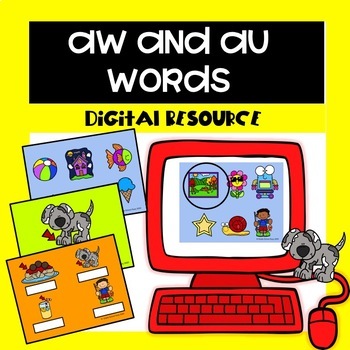 Preview of Au and Aw Words|Digital Resource
