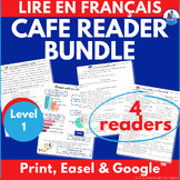 Au café READER BUNDLE - 4 French Cafe & Restaurant Reading