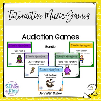 Preview of Interactive Music Games: Audiation Games Bundle