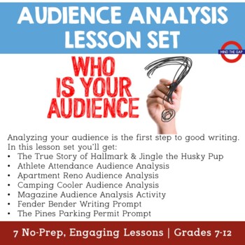 Preview of Audience Analysis Lesson Set