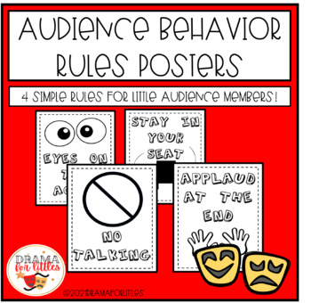 Preview of Audience Behavior Rules Posters