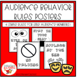 Audience Behavior Rules Posters