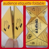 Audience Etiquette Foldable