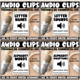 Audio Files for Digital Products: Alphabet Bundle