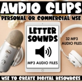 Audio Files for Digital Products: Alphabet Letter Sounds