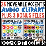 Audio Speaker Icons Clip Art Bundle