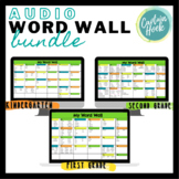 Word Walls with Audio BUNDLE (Sight Words)