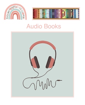 Preview of Audiobooks Sign Library Dramatic Play (under the rainbow)