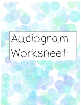 Preview of Audiograms, The Ear, and My Hearing Loss