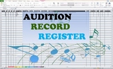 Audition Record Register