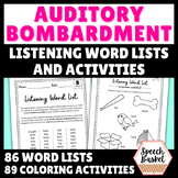 Auditory Bombardment Word Lists and Activities | Parent Fr