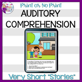 Very Short Passages for Auditory Comprehension | Digital o