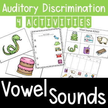 auditory discrimination tasks speech therapy