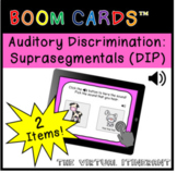 Auditory Discrimination Boom Card Deck: Suprasegmentals (2