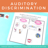 Auditory Discrimination & Phoneme Production