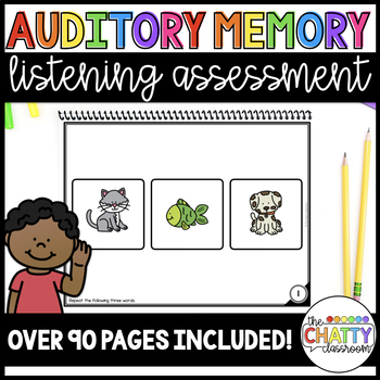 Preview of Auditory Memory Listening Assessment