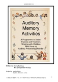 Auditory Memory Manual