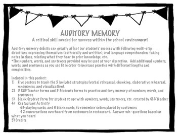 auditory learning activities
