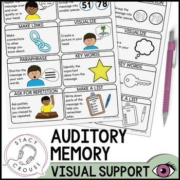 Preview of Auditory Memory Strategies Visual Support for Speech Therapy