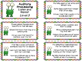 Auditory Processing Cards - Listen and Repeat - Level 3