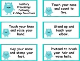 Auditory Processing: Following 2-Step Directions Cards