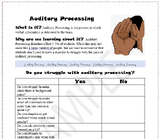 Auditory Processing and Learning