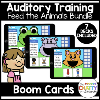 Preview of Auditory Training BUNDLE: Feed the Animals