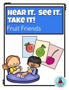 Preview of Auditory Visual Card Game: Fruit Friends