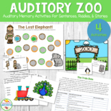 Auditory Zoo: Auditory Memory Activities for Sentences, Ri