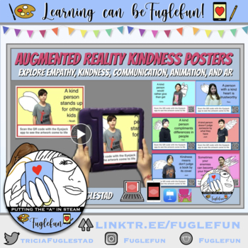 Preview of Augmented Reality Kindness Posters Lesson